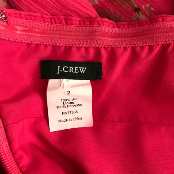 J. Crew Floral Beaded Strapless Banded Waist Dress - Picture 6 of 6